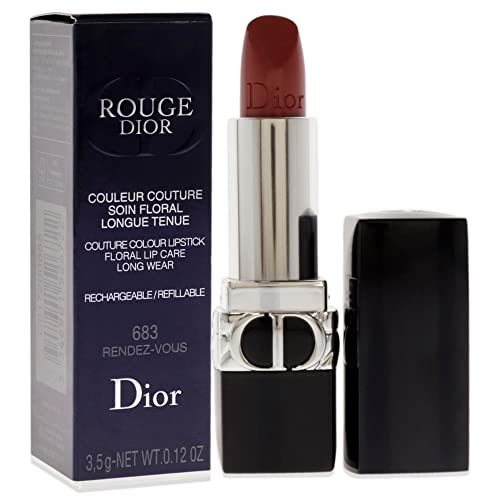 Christian Dior Rouge Dior Couture Rúzs Szatén - 683 Találkozási Rúzs (Újratölthető) a Nők 0.12 oz