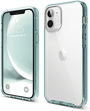 elago Hibrid Tiszta Ügy Kompatibilis az iPhone Mini Case 12 5.4 Inch (Menta Zöld) - Ütésálló Lökhárító