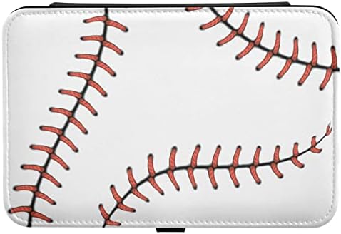 Emelivor Baseball-Softball Csipkék Utazási Ékszerek Esetben kétrétegű PU Bőr Ékszerek Ékszer Doboz Utazás
