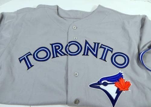 2012-19 Toronto Blue Jays Üres Játék Kiadott Szürke Jersey 52 DP17676 - Játék Használt MLB Mezek