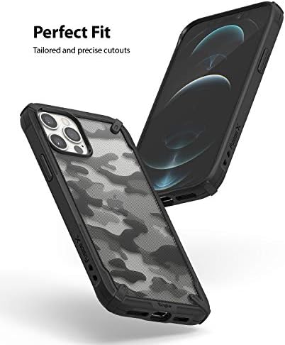 Ringke Fusion-X Kompatibilis az iPhone 12 Pro Max burkolata, az Álcázás Design Nehéz Vissza Ütésálló,