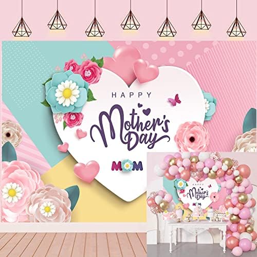 Boldog anyák napját Hátteret, Rózsaszín Szerelmes Szív Rose Arany Háttér az Új Anya Hölgy Nők, anyák Napja