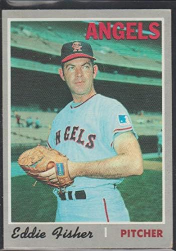1970 Topps Eddie Fisher Angels Baseball Kártya 156