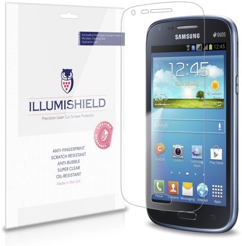 ILLUMISHIELD képernyővédő fólia Kompatibilis a Samsung Galaxy Core (I8260)(3 Csomag) Tiszta HD Pajzs Anti-Buborék,