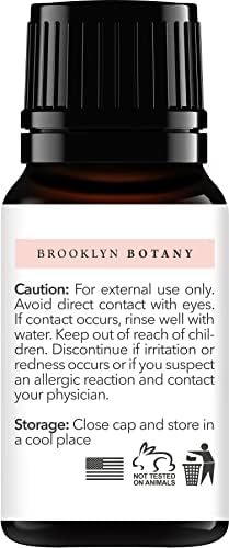 Brooklyn Botanikus Bergamott illóolaj – - os Tisztaságú, Természetes Terápiás Minőségű Esszenciális