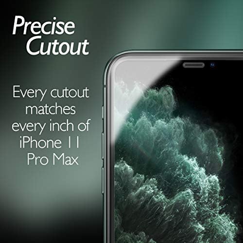 Shacoryze Elől-Hátul képernyővédő fólia iPhone 11 Pro Max, Edzett Üveg [Haptikus Touch] Elöl-Hátul Természete