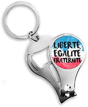 Szabadság Egyenlőség Testvériség Franciaország Mark Zászló Köröm Zimankó Gyűrű Kulcstartó Sörnyitó Clipper